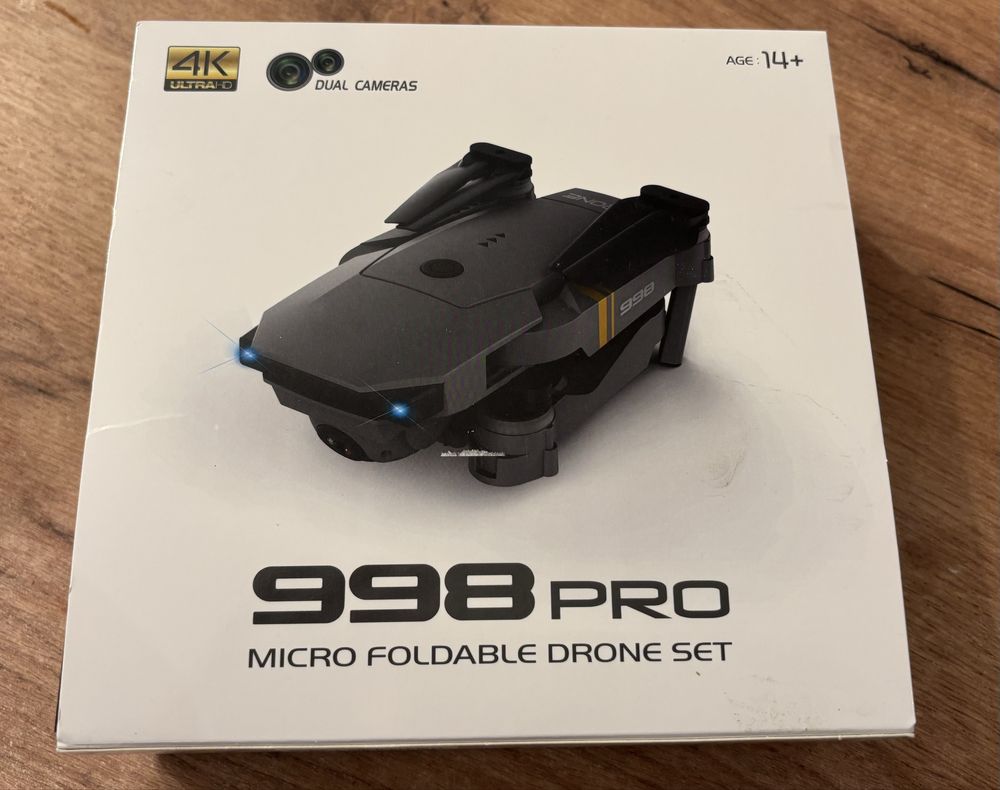 Dron 998PRO 4K Fabrycznie nowy Prezent