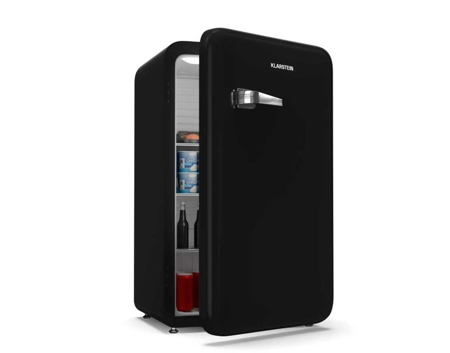 Lodówka czarna Retro 90L  Klarstein   S-290