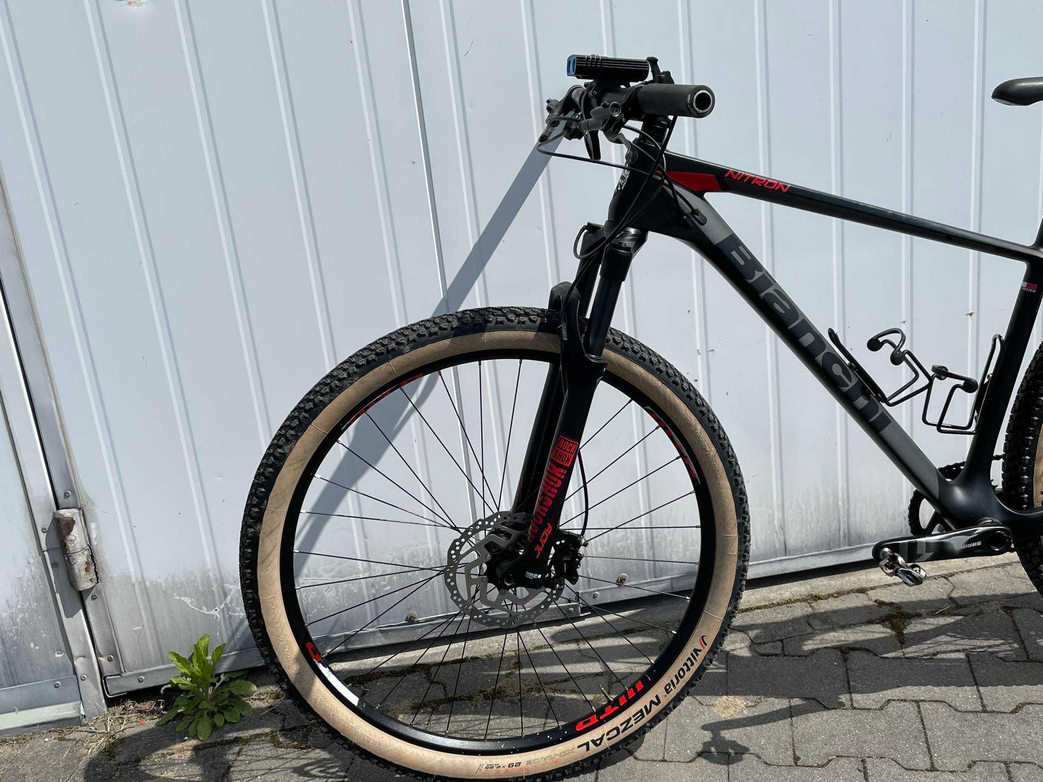 Rower górski MTB Bianchi Nitron 9.4 karbonowy biegi Sram NX Rama L PRO