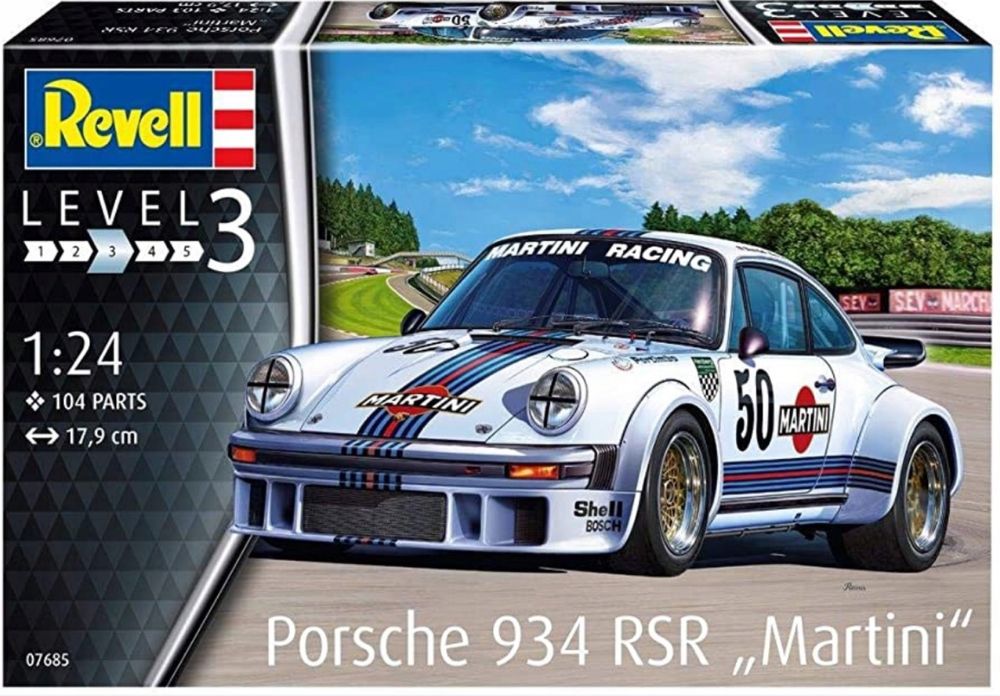 Model do sklejania Revell 07685 Porsche 934 RSR "Martini"  1:24