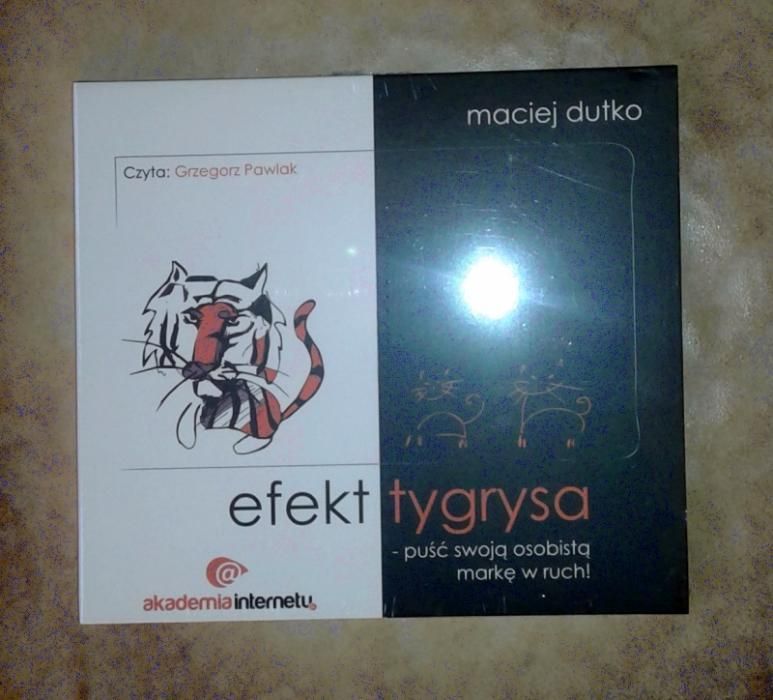 BESTSELLER "Efekt tygrysa" Maciej Dutko. Autograf/dedyk -31%