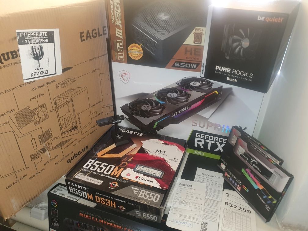 MATXдля4к.По городу:MSI3080SuprimX;B550m;5600(5700x);16(32);Qube Eagle