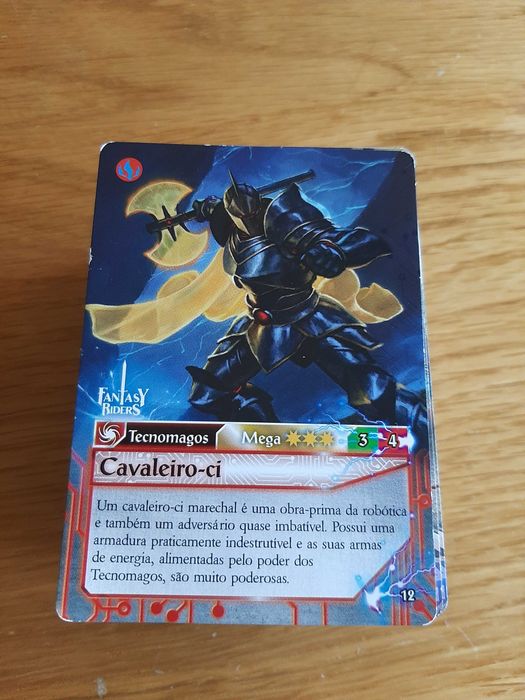 Cartas da coleção Fantasy Riders - da Panini