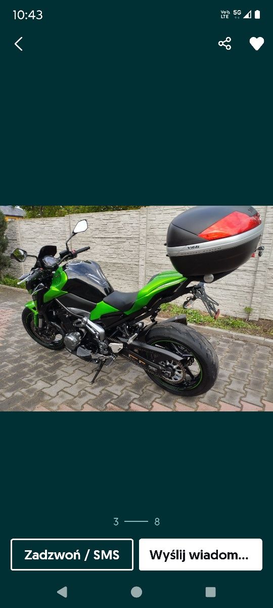 Kufer stelaż GIVI Monokey V46 Kawasaki Z900