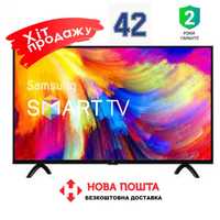 Телевізор Самсунг 45 дюйма Smart tv UHD 4K Android 11 WIFI T2 4141