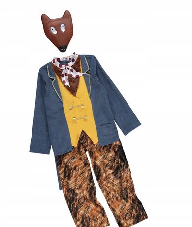 Mr Fox strój karnawałowy Pan LIs Roald Dahl 7-8 lat przebranie