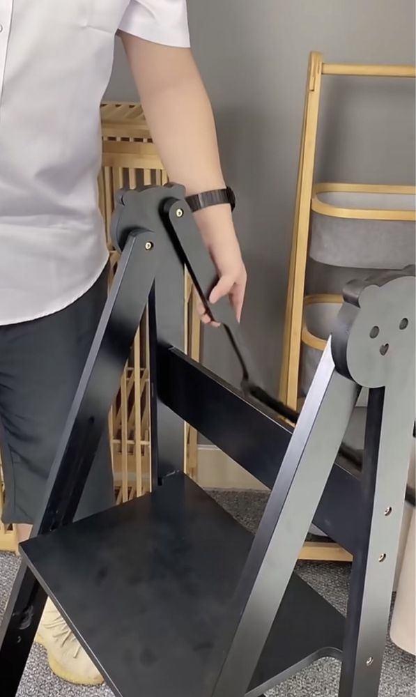 Torre de aprendizagem dobrável montessori nova