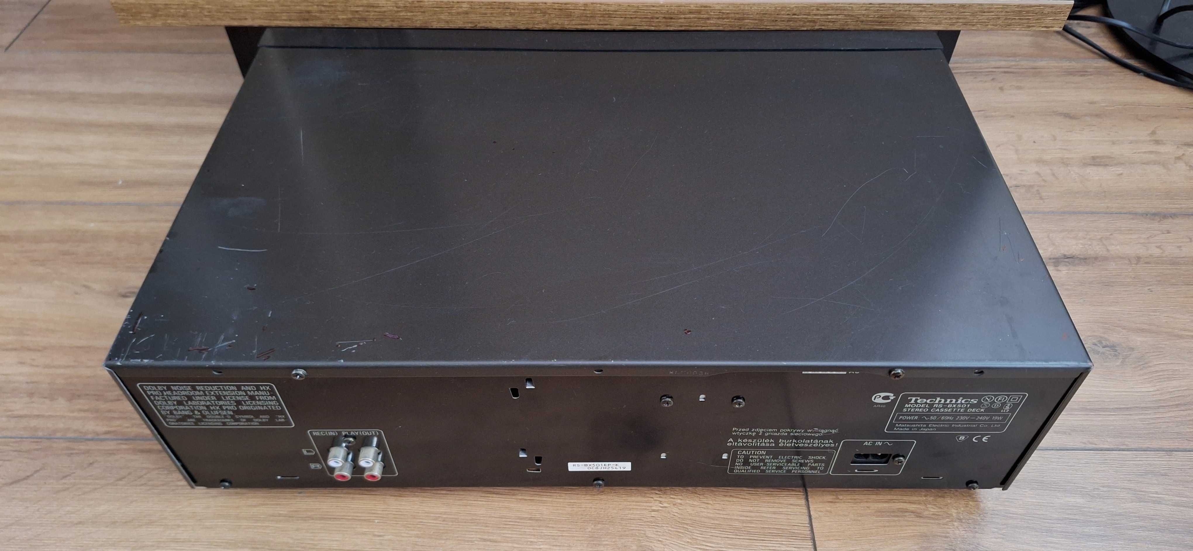 Magnetofon Kasetowy Technics RS-BX501 ! Sprawny Po Serwisie OKAZJA !