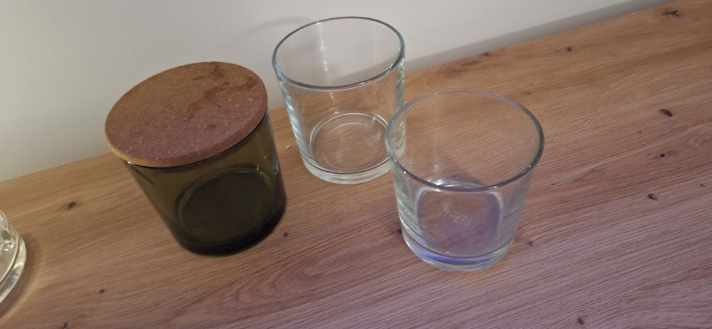 DIY 6 pojemników szklanych do wyrobu świec