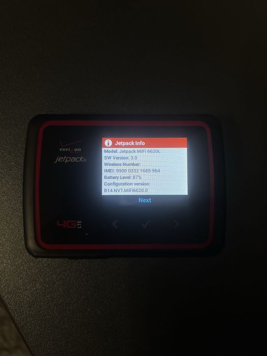 роутер Verizon Novatel jetpack Mifi 6620L