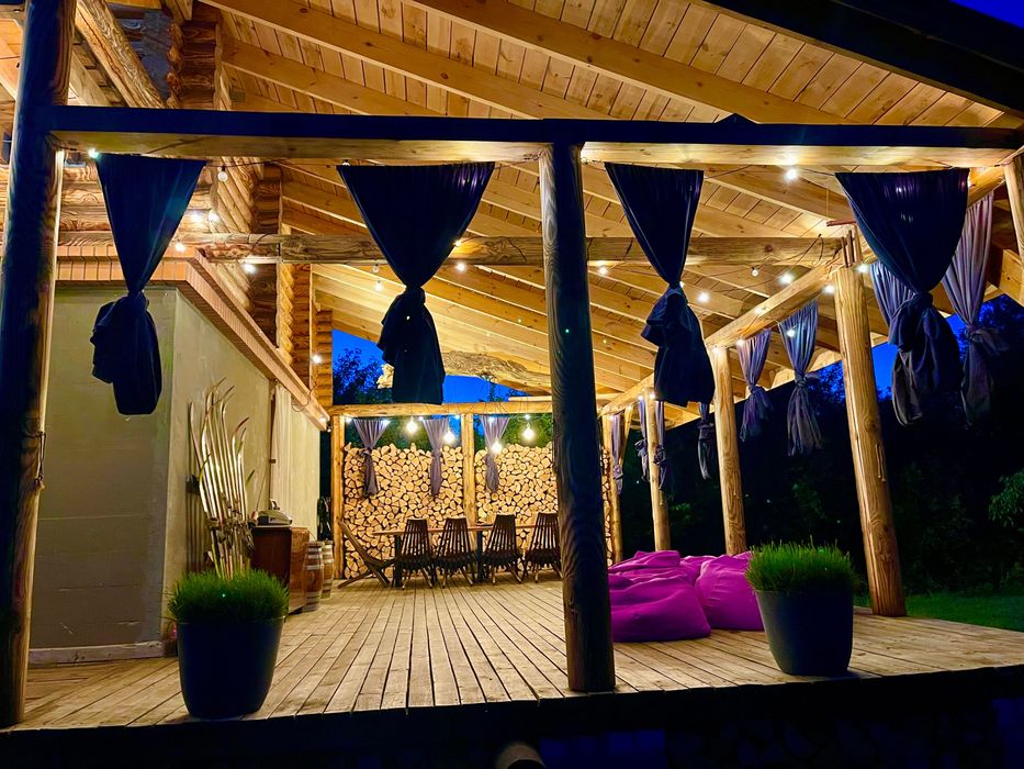 Сдам коттедж с чаном и камином мангальным  двором и террасой