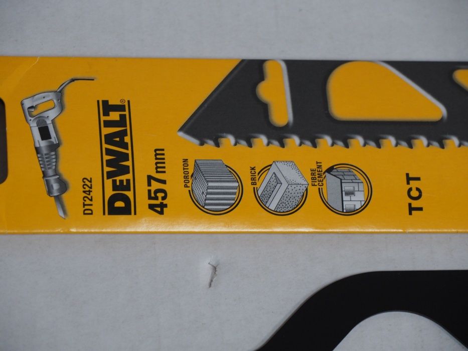 DEWALT DT 2422 noz brzeszczot pila lisi 457mm Poroton gazobeton cegła