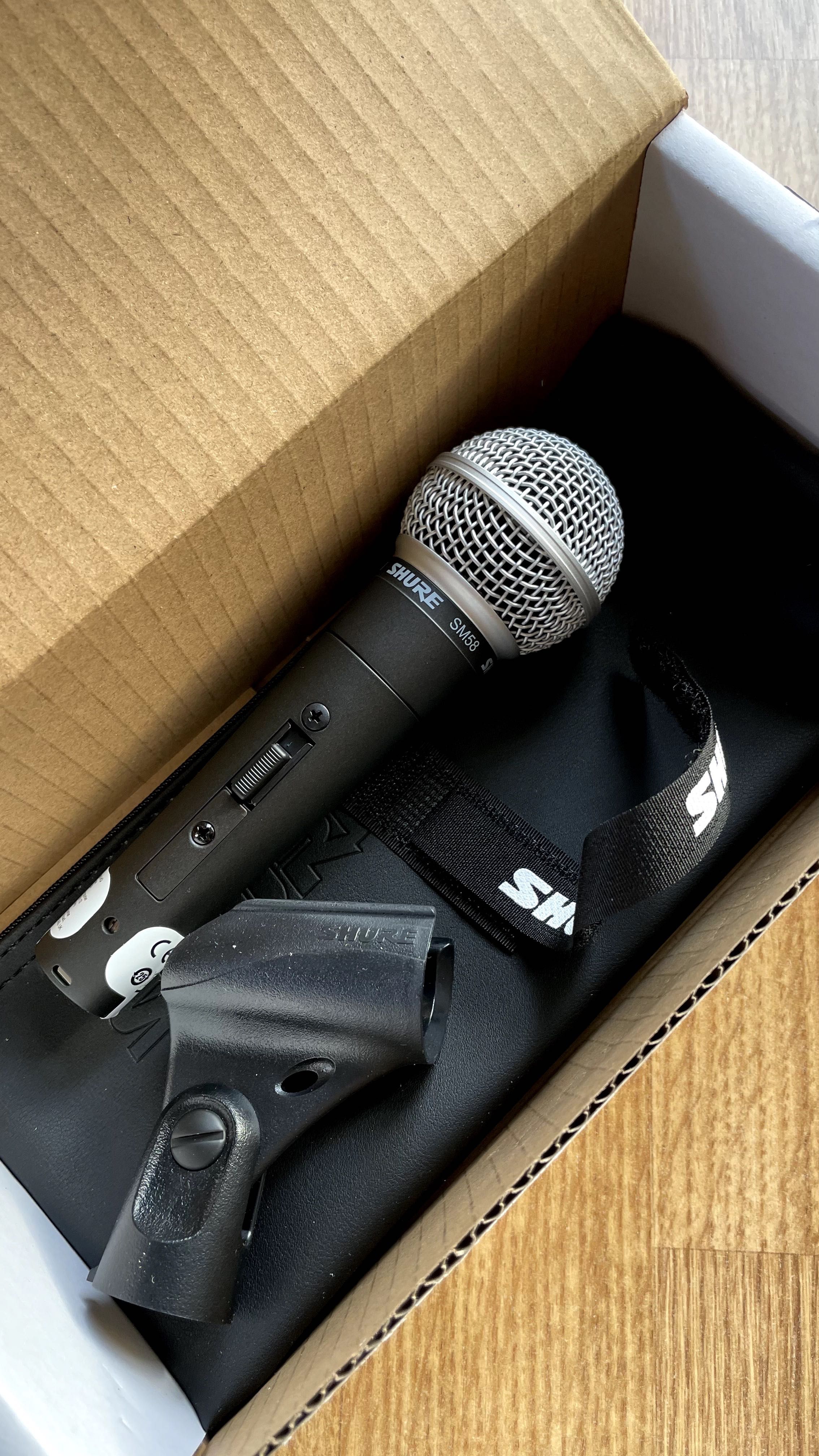 2x SHURE SM58S mikrofon z włącznikiem