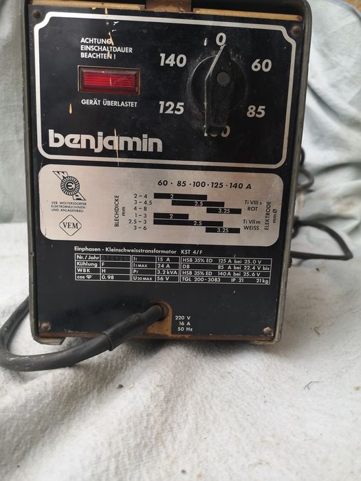 Spawarka DDR Benjamin 24A max