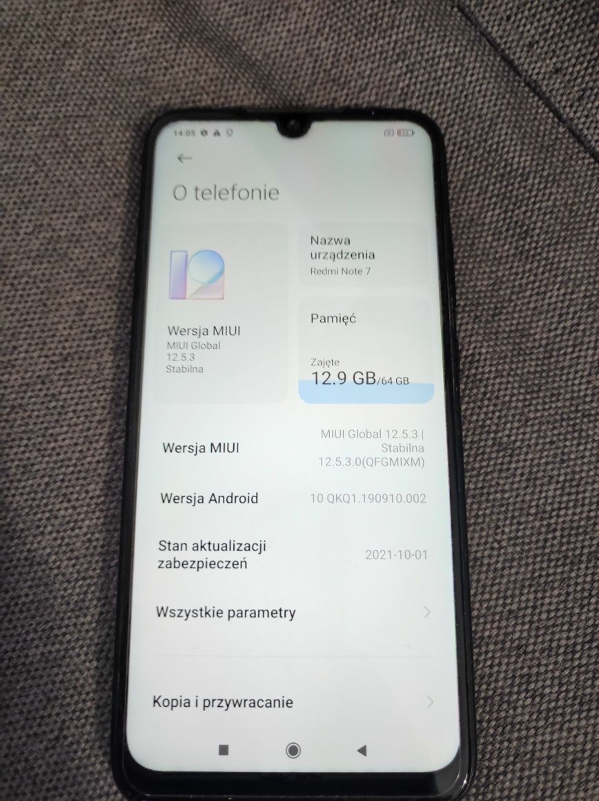 Telefon komórkowy Xiaomi Redmi Note 7 6/64 6 GB ram smartfon