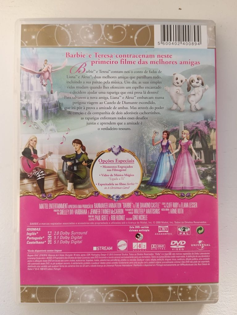 DVD Barbie e o castelo de diamante