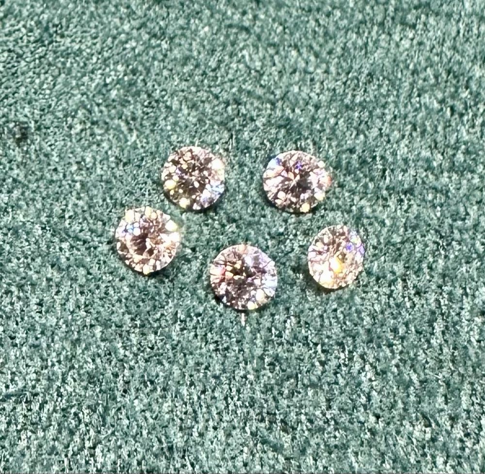 Moissanit 0.25ct 3.5mm VVS1 5szt