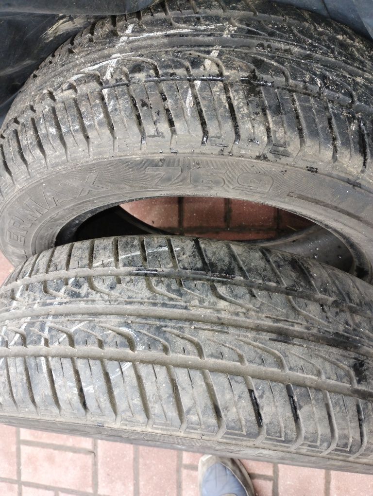 4 szt opon 175/70r14 Pirelli ,6mm ,2 szt 185/60r14