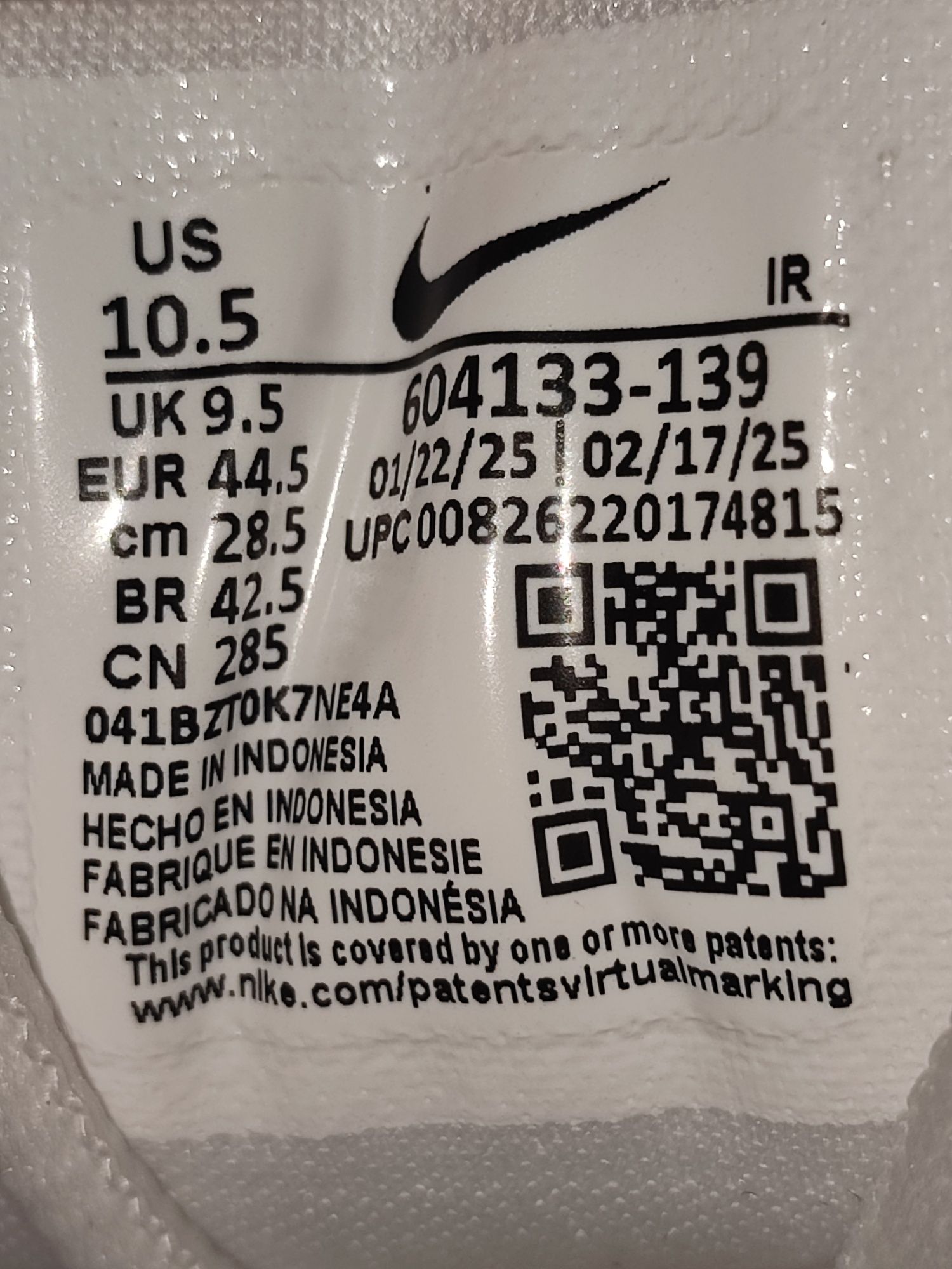Air Max Plus 1 białe