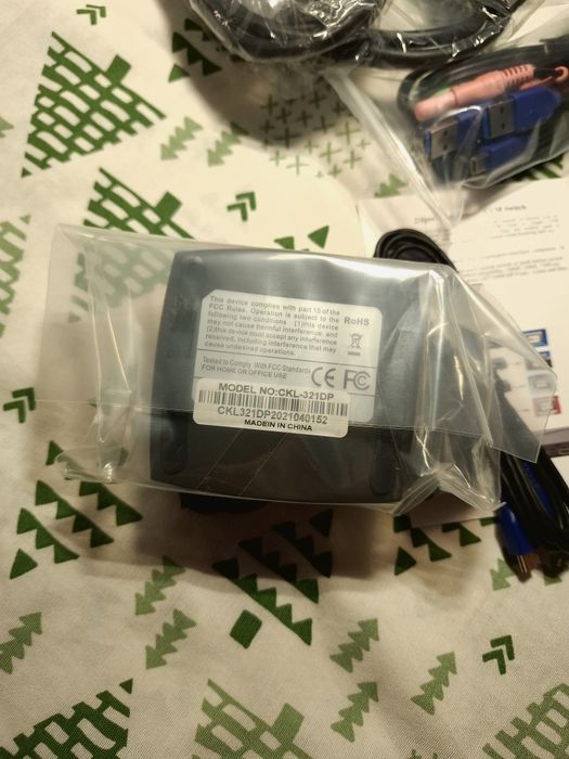 Свич KVM-переключатель DisplayPort на 2 порта