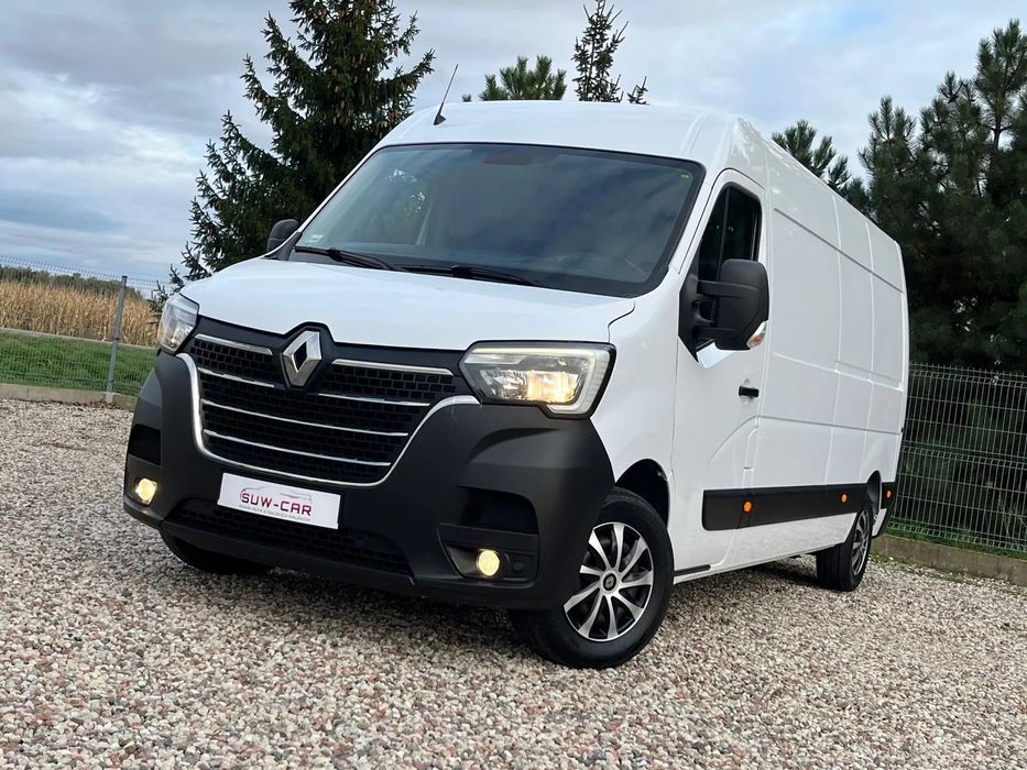 Renault Master L3H2 2.3dCi 135KM, Navi, Fotel Pneumatyczny, Ledy, Tempomat, Klima, Salon Polska, BEZWYPADKOWY, FV 23%, ZADBANY !!!