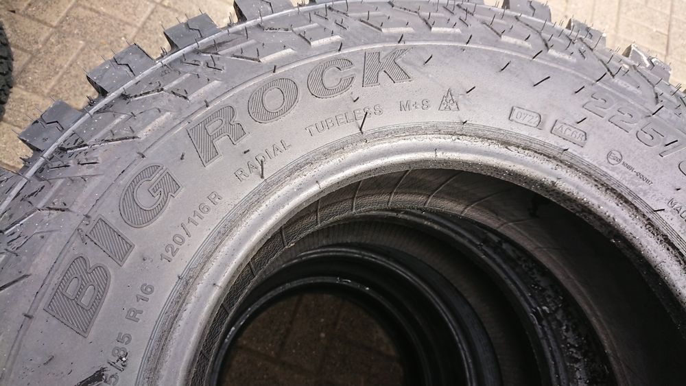 Opony terenowe 225/85R16 bieżnikowane 4x4 offroad MT M/T WYSYŁKA