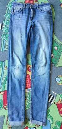Jeansy dżinsy damskie długie 34 Only 98cm jak NOWE