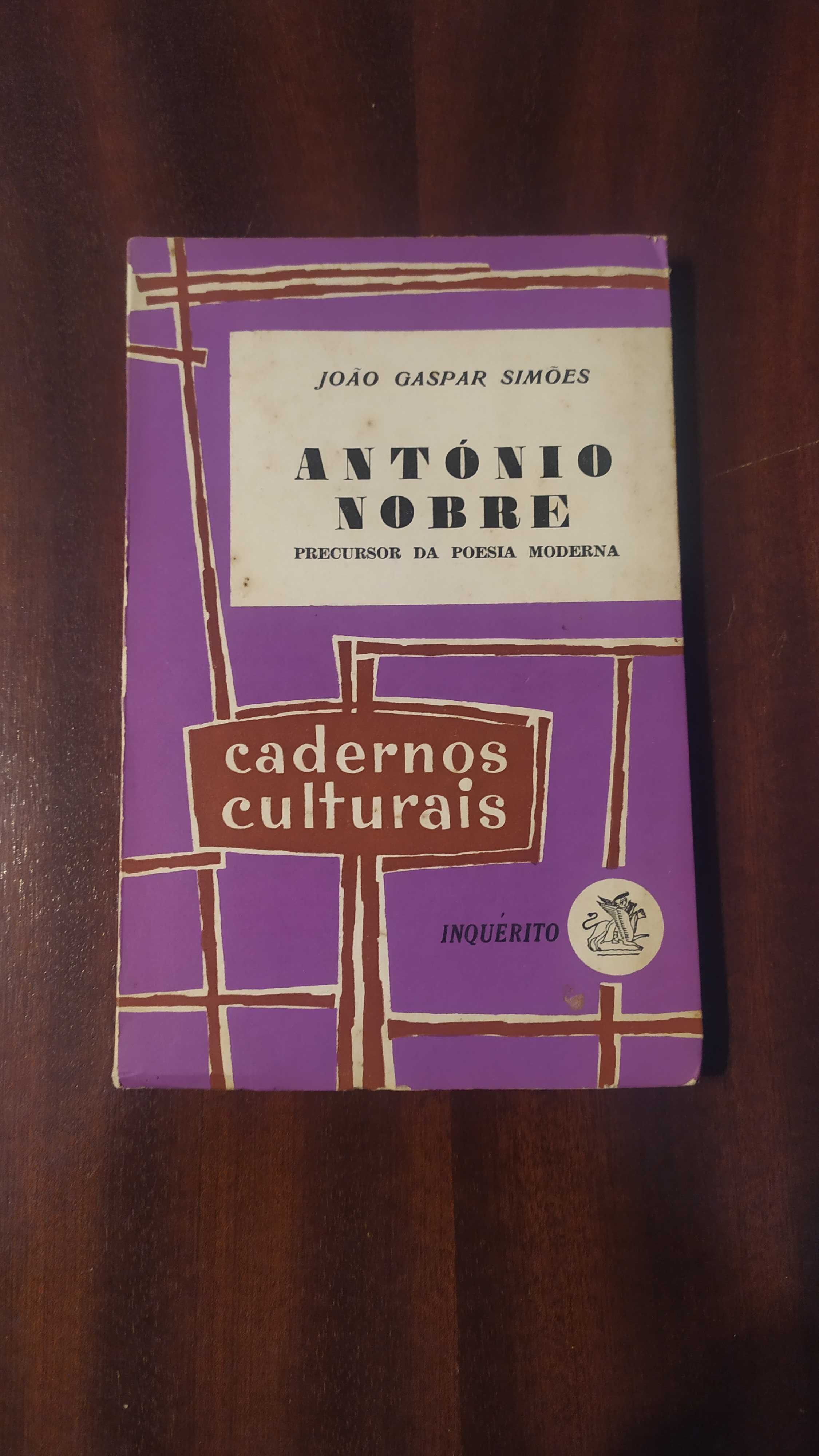 [Livro] António Nobre Percursor da Poesia Moderna - João Gaspar Simões