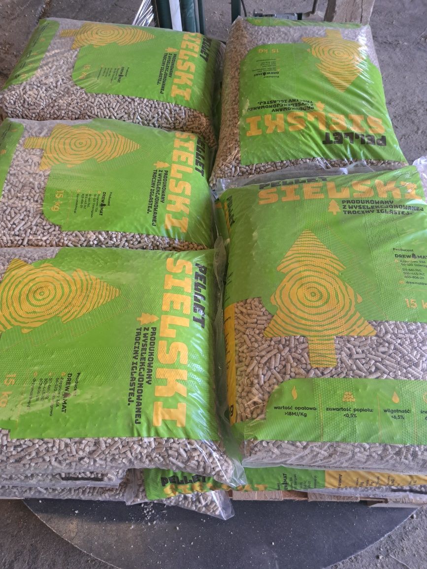 Pellet, pelet SIELSKI iglasty A1  PRODUCENT! DOWÓZ!