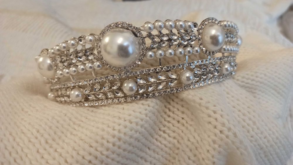Diadem z perełkami