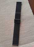 Pasek SMARTWATCH bransoletka stalowa czarna  szer. 20 mm