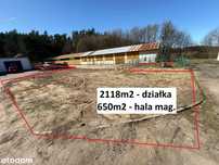 650m2 Hala magazyn garaże duża działka 2118m2