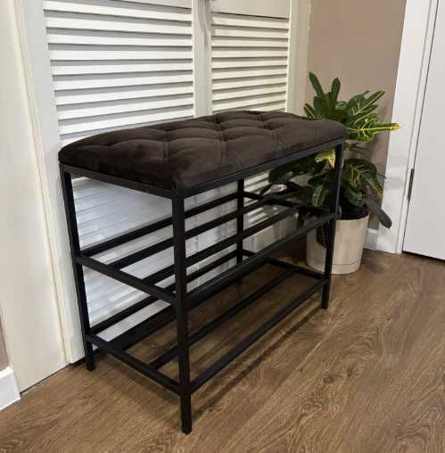 Полиця для взуття з сидінням