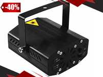 LASER Projektor Disco Dyskotekowy Lampa 3D LED (GRATIS)