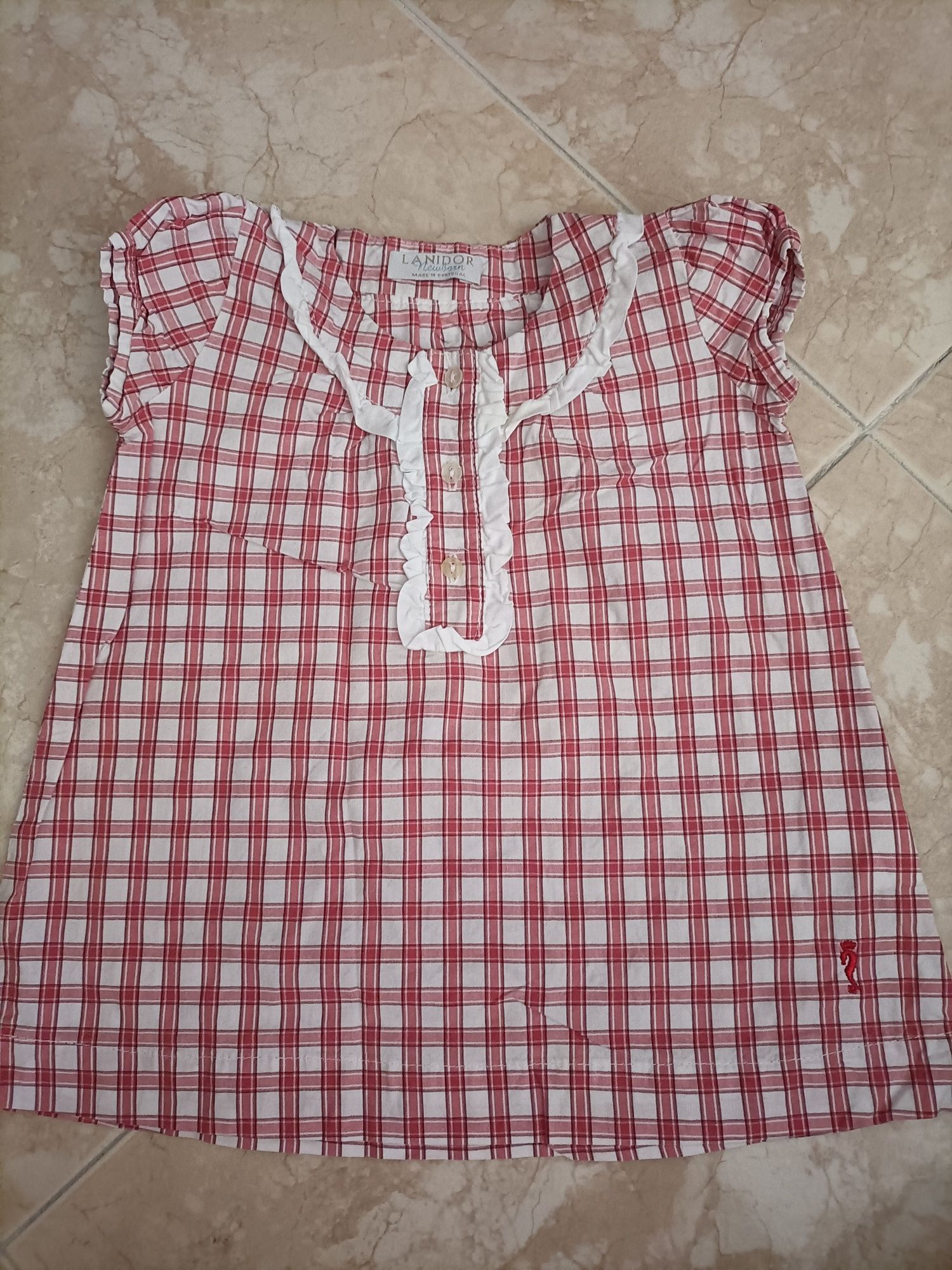 Vestido aos quadradinhos Lanidor