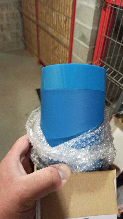 Turkusowa szczotka wc firmy KELA