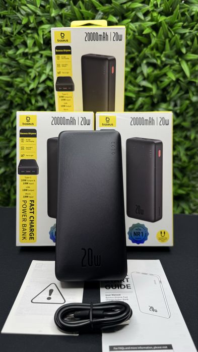 Оригінальний павербанк Базеус Baseus Airpow 20000 mAh 20W з гарантією