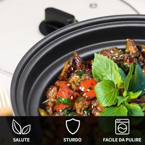 Wolnowar Eamoment 5L z timerem, elektryczny multicooker 4 w 1,