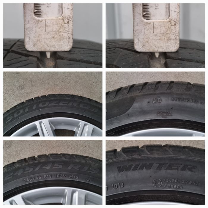 Koła Zimowe Alu z czujnikami 19" Audi A6 C8 5x112 SuperStan Oryginalne