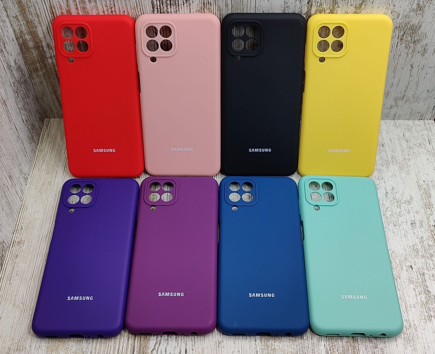 Чехол Silicone Case Full на Samsung M33/ M53/ M13 Софттач. Микрофибра