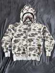 Фул зип худи Bape Shark фосфор