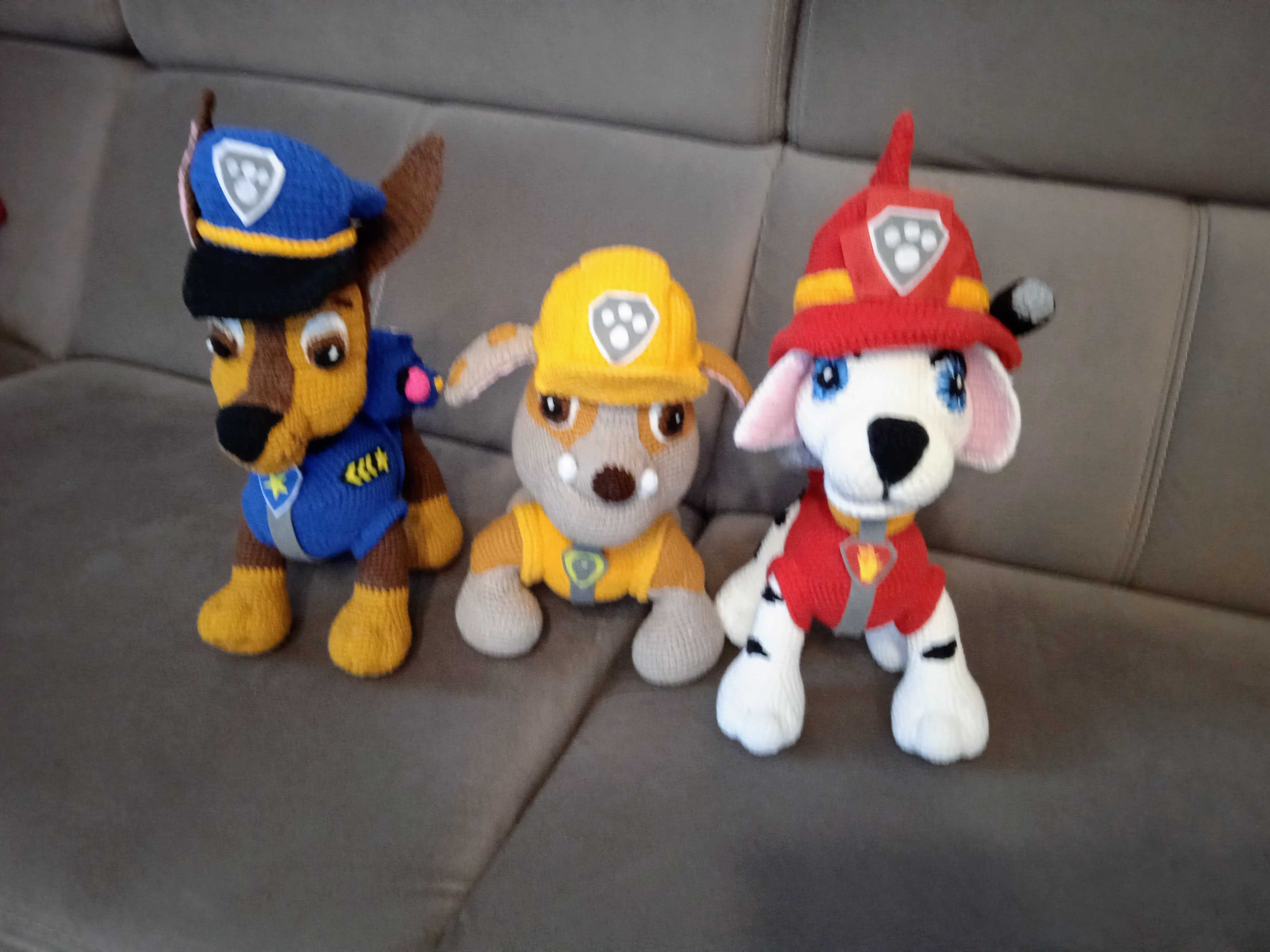 Rubble, Psi Patrol, maskotka na szydełku, amigurumi