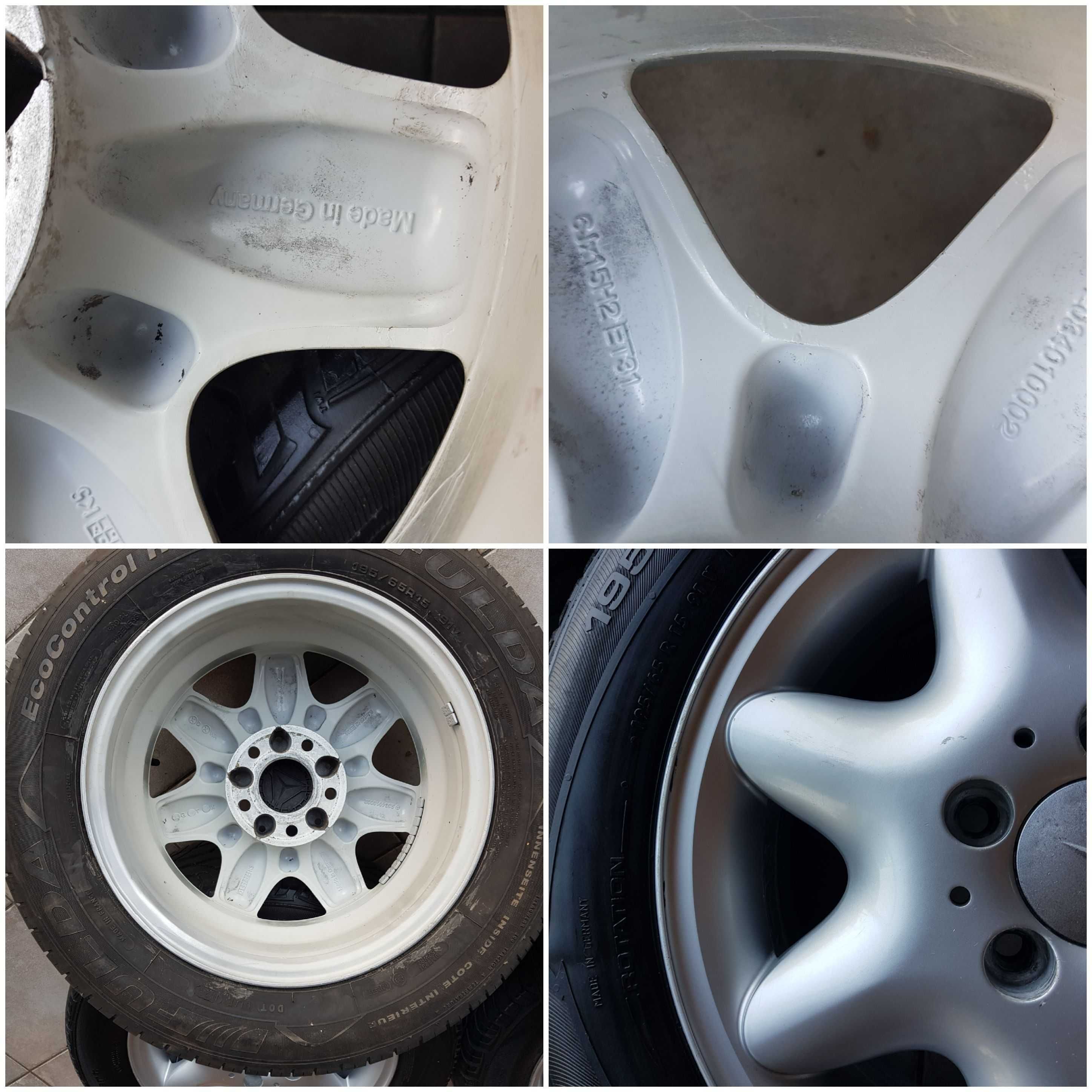 Koła Mercedes C klasa W203 E W210 6x15 et31 5x112 opony 195/65/15