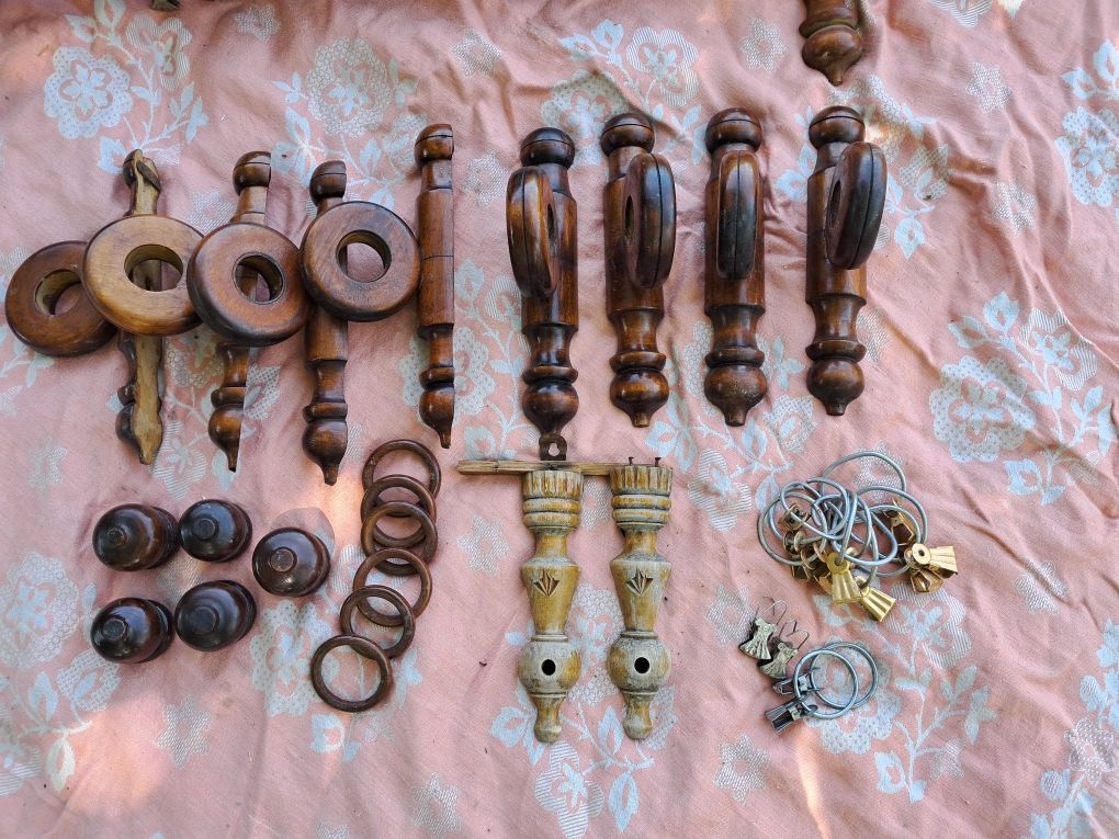 Карнизи деревяні, пласмасові, деталі та комплектуючі
