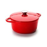 IBILI - Caçarola em Ferro Fundido vermelho *NOVO*