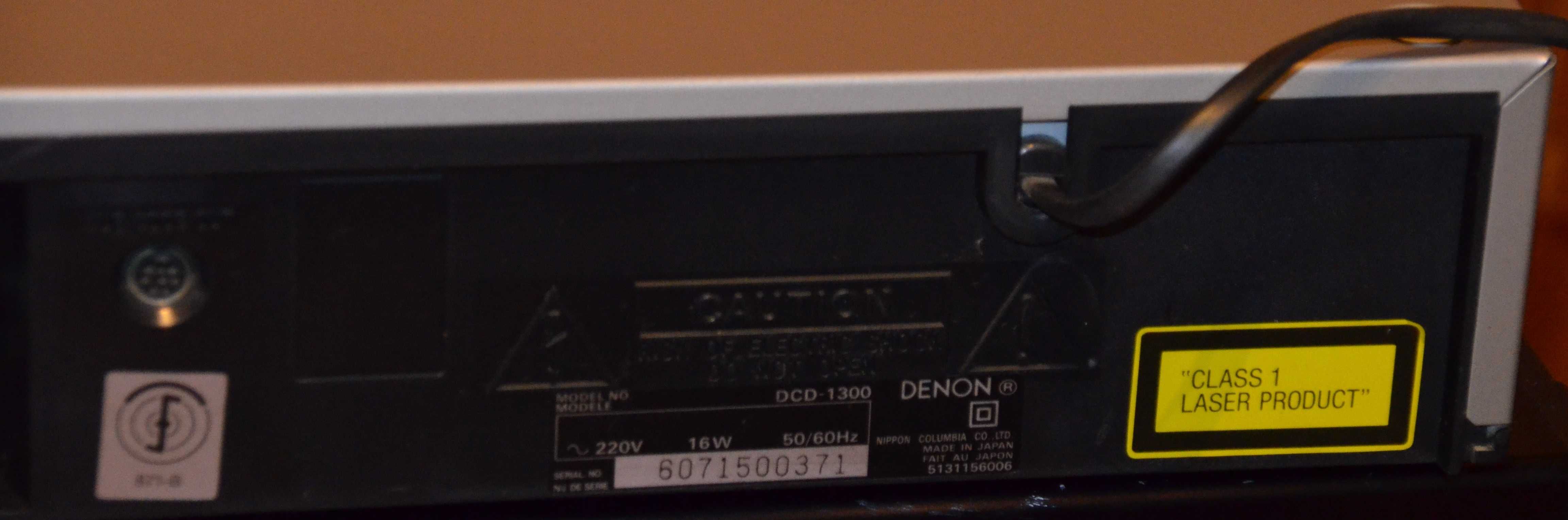 Vintage Denon DCD-1300 odtwarzacz CD srebrny PCM54HP-J - SM5806P