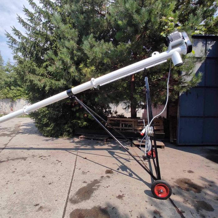 Навантажувач шнековий 159мм*8м, б/дв. Погрузчик шнековый. Конвейер.