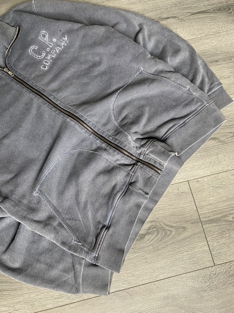 Винтажная зип худи cp company