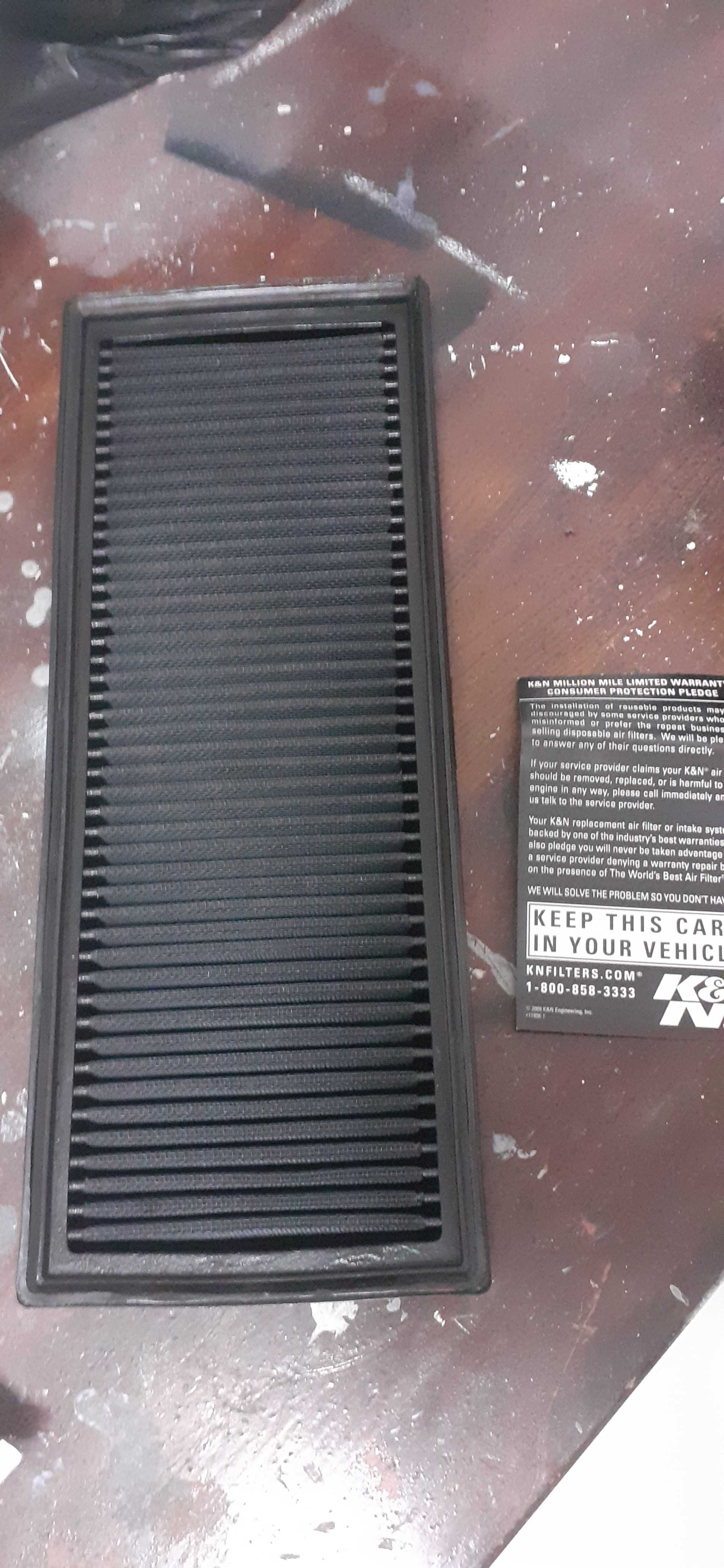 Filtro de ar K&N USADO