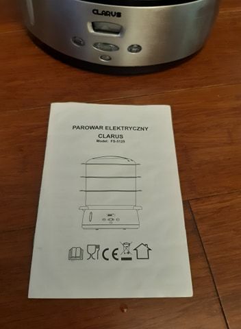 Parowar elektryczny Clarus – zdrowe gotowanie na parze – 800 W – 9 l